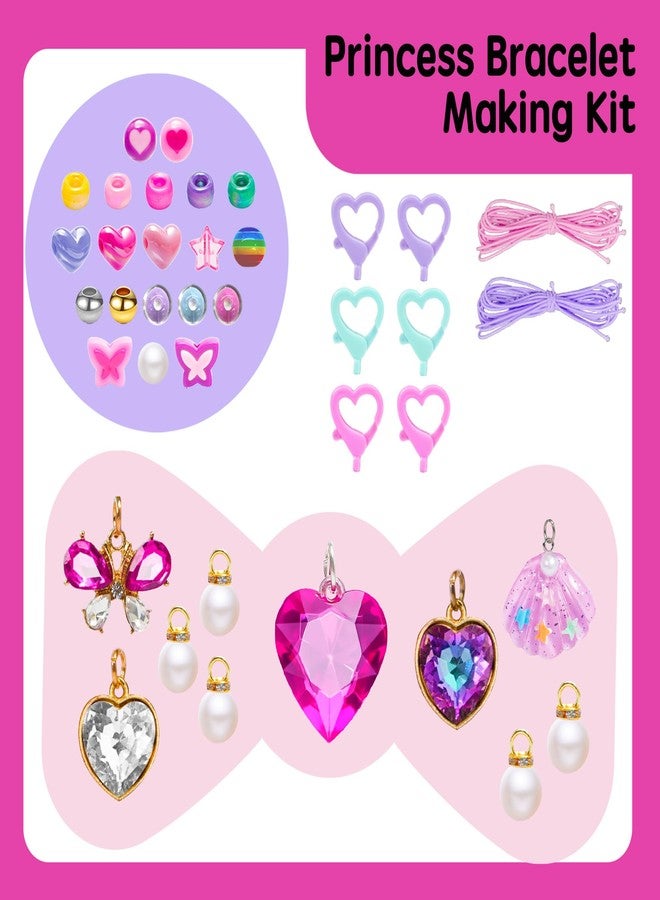 تومونس مجموعة صنع أساور الخرز للأطفال، مجموعة صنع المجوهرات هدايا للأطفال من 6 إلى 12 سنة، هدية عيد ميلاد، ألعاب للبنات من سن 6 إلى 10 سنوات - Image 2